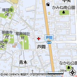 愛知県知多郡東浦町石浜芦間14周辺の地図