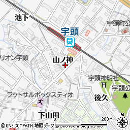 長坂美容院周辺の地図