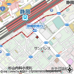 京昌園 静岡駅南口店周辺の地図