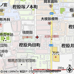 京都府京都市西京区樫原畔ノ海道1-7周辺の地図