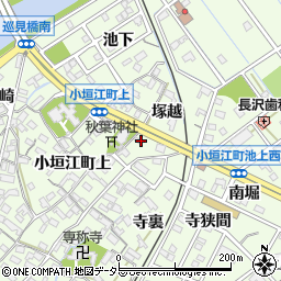 愛知県刈谷市小垣江町上28周辺の地図