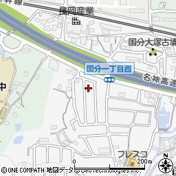 滋賀県大津市国分1丁目37周辺の地図