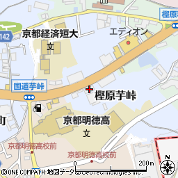 京都府京都市西京区樫原芋峠45周辺の地図