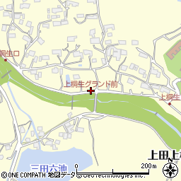 上桐生グランド前周辺の地図