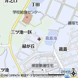 愛知県知多郡東浦町石浜緑が丘14周辺の地図