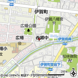 愛知県岡崎市伊賀町西郷中11周辺の地図