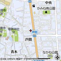 愛知県知多郡東浦町石浜芦間12周辺の地図