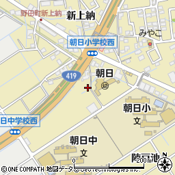 愛知県刈谷市野田町新上納76周辺の地図