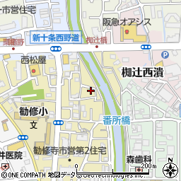 京都府京都市山科区椥辻番所ケ口町38周辺の地図