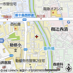 京都府京都市山科区椥辻番所ケ口町37周辺の地図