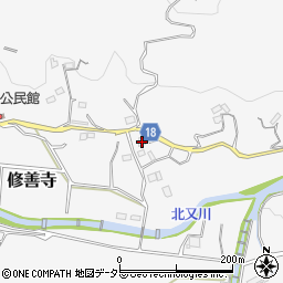 静岡県伊豆市修善寺1604-1周辺の地図