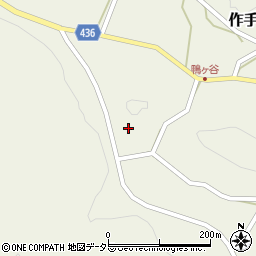 愛知県新城市作手鴨ヶ谷中根周辺の地図