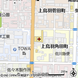 京都日産十条店周辺の地図