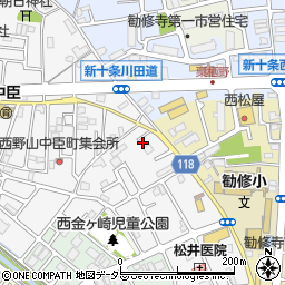 京都府京都市山科区勧修寺西栗栖野町56周辺の地図