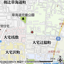 京都府京都市山科区大宅坂ノ辻町37-30周辺の地図