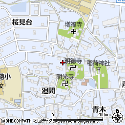 愛知県知多郡東浦町石浜庚申坊5周辺の地図