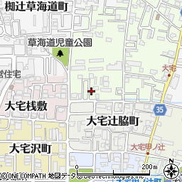 京都府京都市山科区大宅坂ノ辻町37-23周辺の地図