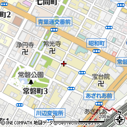 静岡県静岡市葵区常磐町周辺の地図