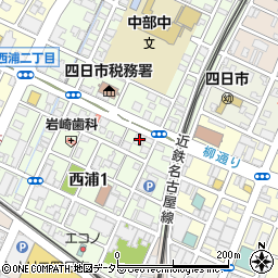 愛知銀行四日市支店周辺の地図