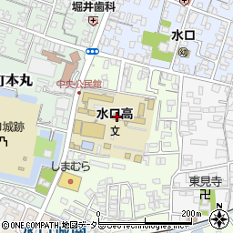 滋賀県立水口高等学校周辺の地図