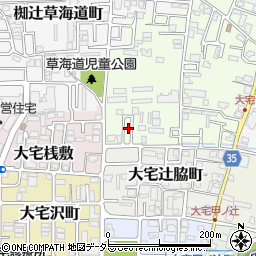 京都府京都市山科区大宅坂ノ辻町37-18周辺の地図