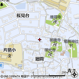 愛知県知多郡東浦町石浜庚申坊25-4周辺の地図