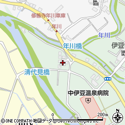 静岡県伊豆市下白岩7周辺の地図