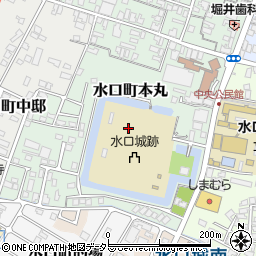 滋賀県甲賀市水口町本丸周辺の地図