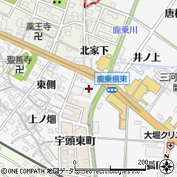 愛知県岡崎市宇頭町南家下1周辺の地図