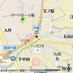 愛知県知多市岡田美城ケ根53-4周辺の地図