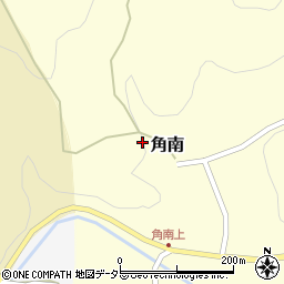 岡山県美作市角南374周辺の地図