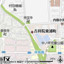 京都府京都市南区吉祥院東浦町周辺の地図
