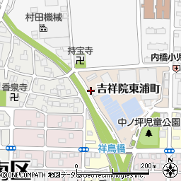 京都府京都市南区吉祥院東浦町周辺の地図