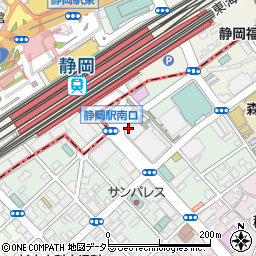 静岡県中部県民生活センター　しずおかジョブステーション中部周辺の地図