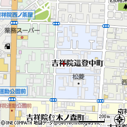 京都府京都市南区吉祥院這登中町周辺の地図