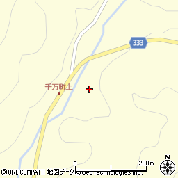 愛知県岡崎市千万町町大栗103周辺の地図