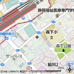 東京コンピュータサービス株式会社　静岡支店周辺の地図