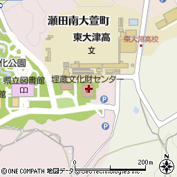 滋賀県　文化財保護協会周辺の地図