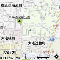 京都府京都市山科区大宅坂ノ辻町37-17周辺の地図