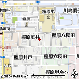 京都府京都市西京区樫原山路周辺の地図
