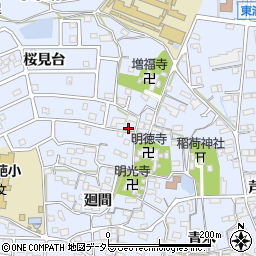 愛知県知多郡東浦町石浜庚申坊1周辺の地図