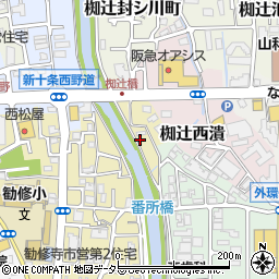 京都府京都市山科区椥辻番所ケ口町2周辺の地図