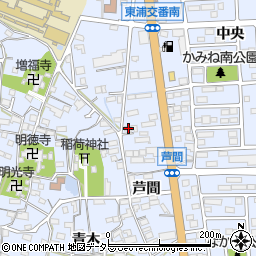 愛知県知多郡東浦町石浜芦間9周辺の地図