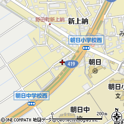 愛知県刈谷市野田町新上納279周辺の地図