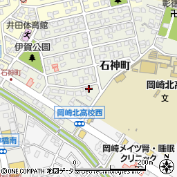 おそうじ本舗　岡崎竜美丘店周辺の地図