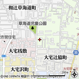 京都府京都市山科区大宅坂ノ辻町38-9周辺の地図