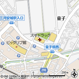 スギドラッグ三河安城北店周辺の地図