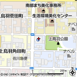 京都府京都市南区上鳥羽仏現寺町1周辺の地図