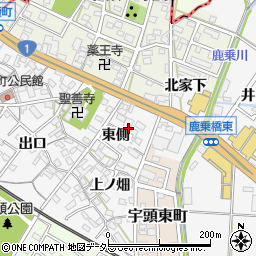 愛知県岡崎市宇頭町東側26周辺の地図