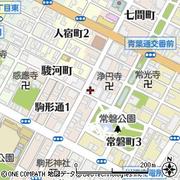 静岡県静岡市葵区駿河町周辺の地図